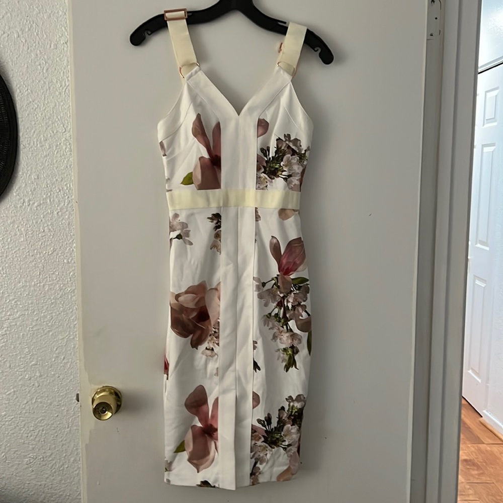 Ted Baker White Floral Dress